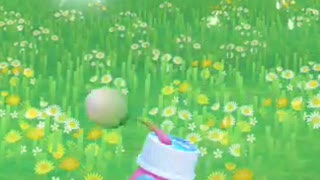 Pikmin Bloom-Pink Pikmin With Bottle Cap