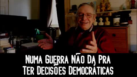 Numa Guerra Não Da Pra Ter Decisões Democráticas - Olavo de Carvalho