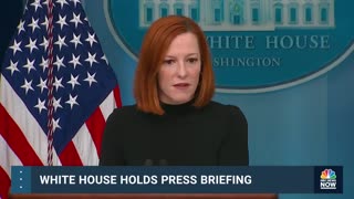 Psaki: "We are still at war with a virus. That is continuing, and that is the president's top priority. He has said that before."