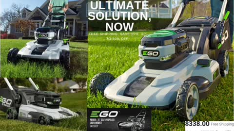 Ego Cordless Lawn Mower 21'' Self Propelled Kit Lm2102Sp