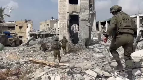 The IDF releases footage of the Givati Brigade operating in the southern Gaza Strip,