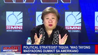 Political strategist Tiquia: 'Wag tayong masyadong dumikit sa Amerikano