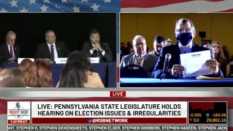 PA STATE LEGISLATURE HOLDS HEARING ON ELECTION ISSUES AND IRREGULARITIES PART 2