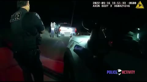 Dash Cam Footage - Train Hits Police Car with Handcuffed Woman Inside