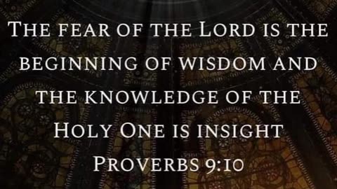 Proverbs 9:10