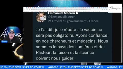 Antoine de l'alliance Humaine du 20 Décembre 2021 partie 1