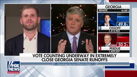 Eric Trump on Georgia runoffs, planned Electoral College challenge