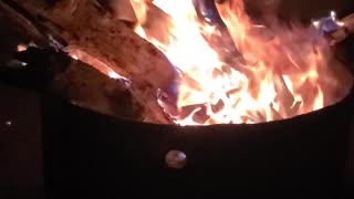 Evening fire