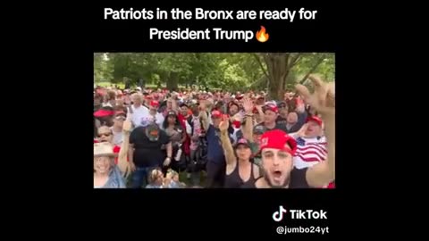 Trump in the Bronx and AOCs "counter rally" .. lol