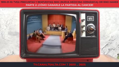 1995-01-10: ESPAÑA: TVE2: PARTE 02: ENTREVISTA AL DR RIKE HAMER: NMG (NUEVA MEDICINA GERMÁNICA)