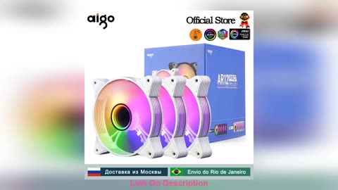 Discount Aigo AR12PRO white 120mm rgb fan 4pin PWM