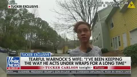 Candidate Warnock Exposed on Tucker After Allegedly Running Over His Wife