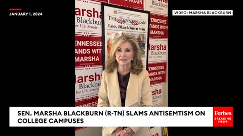 Marsha Blackburn Touts Efforts To Take On Antisemitism On College Campuses