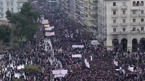 Clashes erupt in Greece at train crash anniversary protest