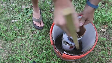 How To Make A DIY Concrete Rocket Stove