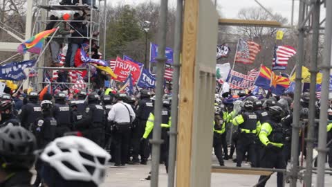 Live HD Footage At Monkey Bars / Construction Zone / First Line Of Bike Racks / Riot Zone