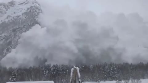 Avalanche at Mount Elbrus in Russia - Dec. 22, 2021