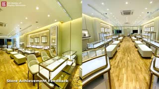 India Luxury jewelry showroom showcase customization project in 2022