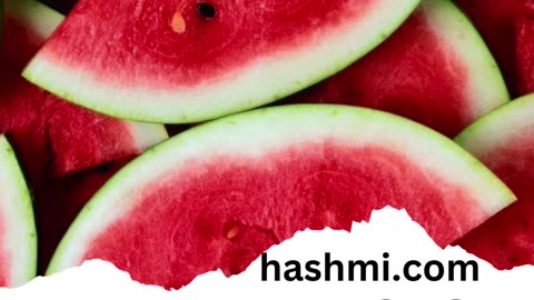 Three great benefits of eating watermelon