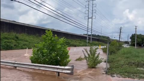 Papermill Drive in West Knoxville is flooding. We’ve seen several cars trying to drive through