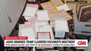 Judge dismisses classified documents case against Donald Trump