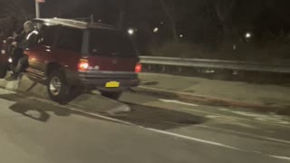 Driving By Crash on Concrete Divider