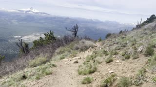 Going Down the Steep Black Butte Trail – Deschutes National Forest – Central Oregon – 4K