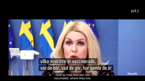 Swedish fascist minister wants to register unvaccinated