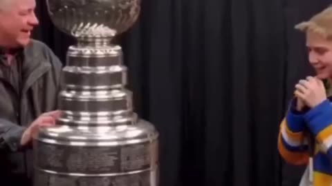 A perfect example of how powerful the touch of the Stanley Cup can be