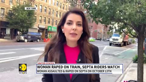 Rape in US train