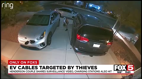 Thief tries to steal EV cable from outside Henderson home,