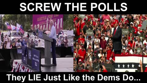 '38' Second Video Proof Says It All...Trump vs. Biden in Florida The Polls Lie just like the Dems do...