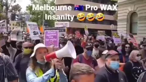 Antifa chanting anti-vexers you can't hide in Melbourne Australia