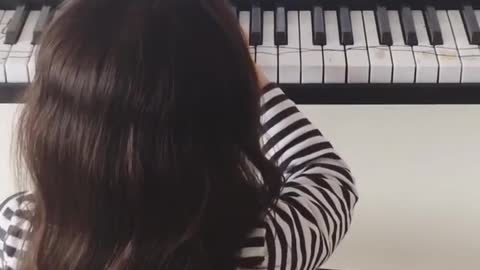 learning to play the keyboard