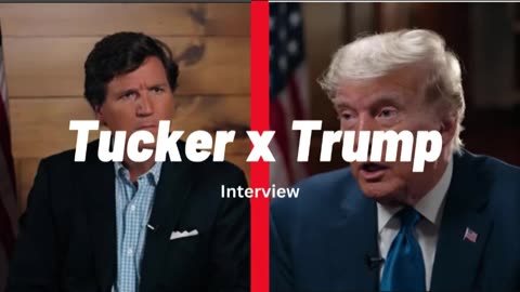 Tucker Carlson sharing the latest updates on Donald Trump Case