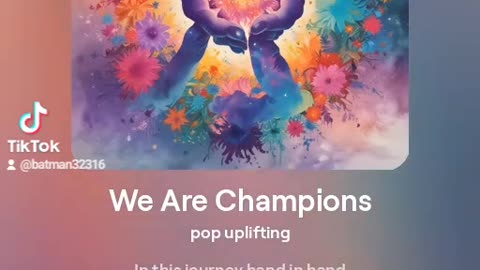 We are the champions ai generated song