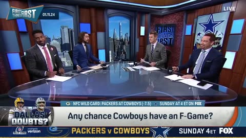 FIRST THINGS FIRST Nick Wright reacts Cowboys vs Packers on Sunday