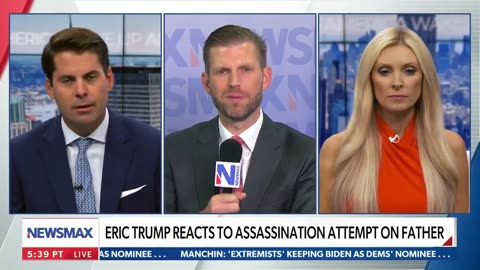 Eric Trump Talks About Corey Comperatore, Prior Attacks on Trump and JD Vance