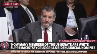 "Cruz Grills Biden Judicial Nominee: White Supremacists in the US Senate?"