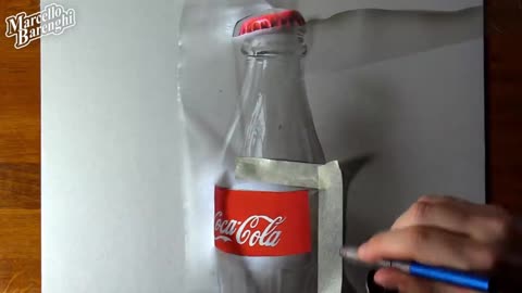 Draw The Sunken Texture Of A Plastic Bottle