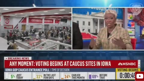 MSNBC Joy Reid whines about to many white christians in Iowa