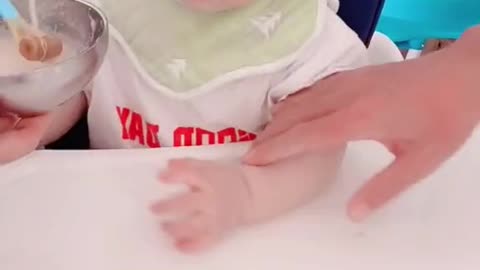 So that you will eat 🤔😂 cute baby funny video..