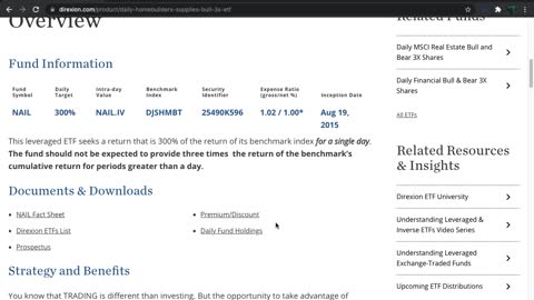 NAIL ETF Introduction (Homebuilders and Suppliers)