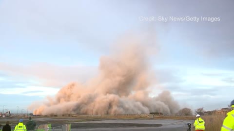 WATCH: Scotland’s Last Coal Fired Power Plant Demolished As Country Transitions To Renewables