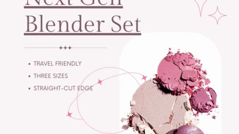 The Creme Shop Pink Next Gen Blender Set by AVON