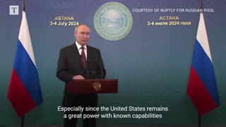 Putin comments on trump wanting to stop war in Ukraine
