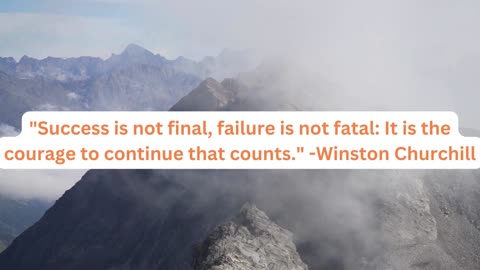 Success is not final