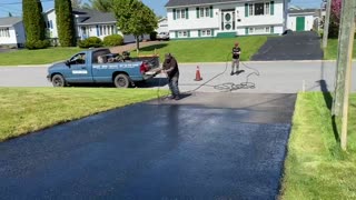 Professional Asphalt Spray Sealing: “The Easy Clean One” Top Coats Pavement Maintenance