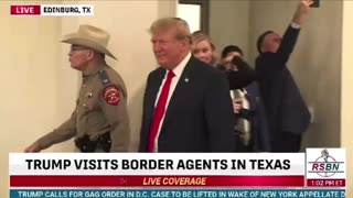 Trump Arrives In Texas To Visit Border Agents With Prayer 🙏