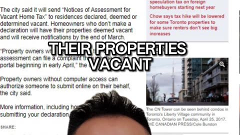 Toronto 2024 Vacant Home Tax Declaration Reminder